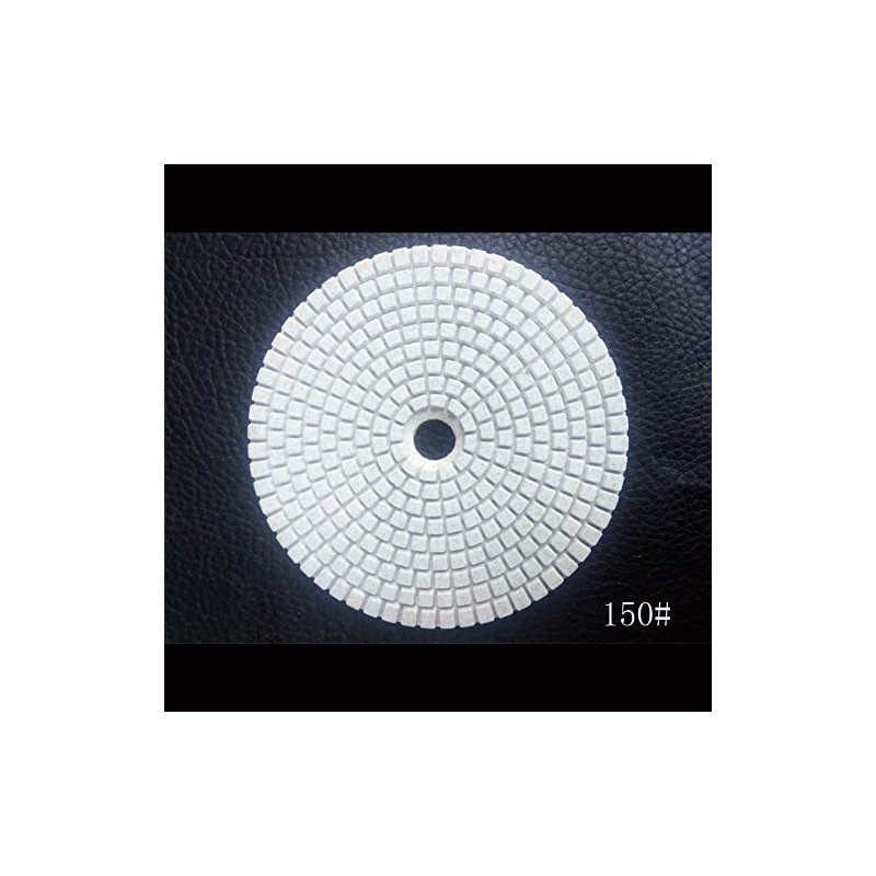 GWEI 5 Inch Wet/Dry Diamond Polishing Pads Universal 125mm Grinding