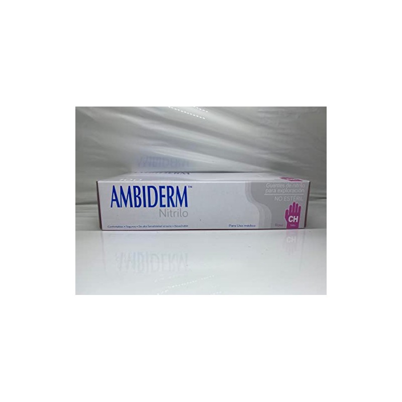 AMBIDERM | Guante de Nitrilo Soft Sin Polvo Caja con
