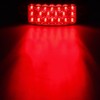 Partsam 2Pcs Red 6" LED Rectangle Side Marker and Clearance