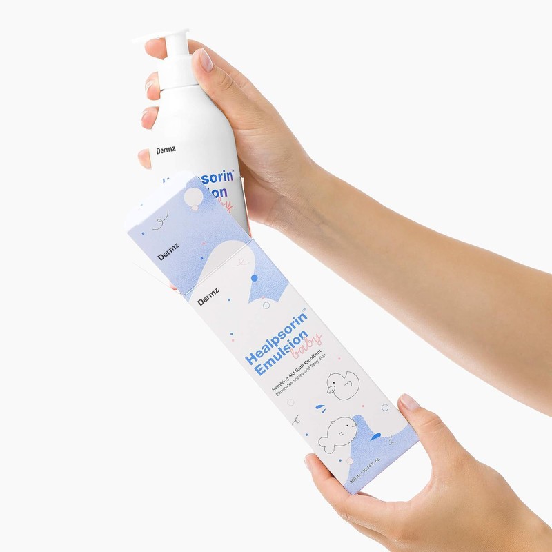 Healpsorin Baby Eczema & Cradle Cap Emulsion Treatment: Calendula, Comfrey