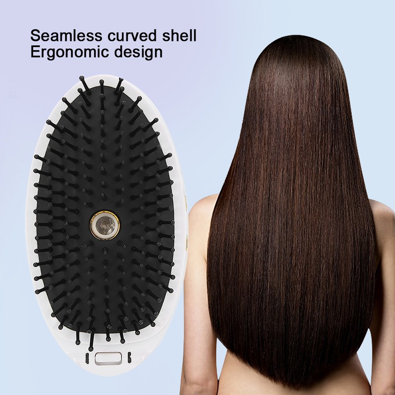 Electric Ionic Hairbrush Portable Electric AntiStatic Straight Hair Massage Comb