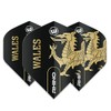 WINMAU Rhino Wales Black and Gold Flights - 1 Set