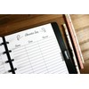 Absentee Log for Discbound Planners, Fits with Circa Junior, Arc