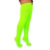 NEON NATION Extra Long Solid Color Thigh High Knit Socks