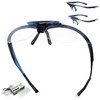 Gokei Magnifying Glasses, Flip-up Magnifying Glasses, Blue Light Cut, Magnifier,