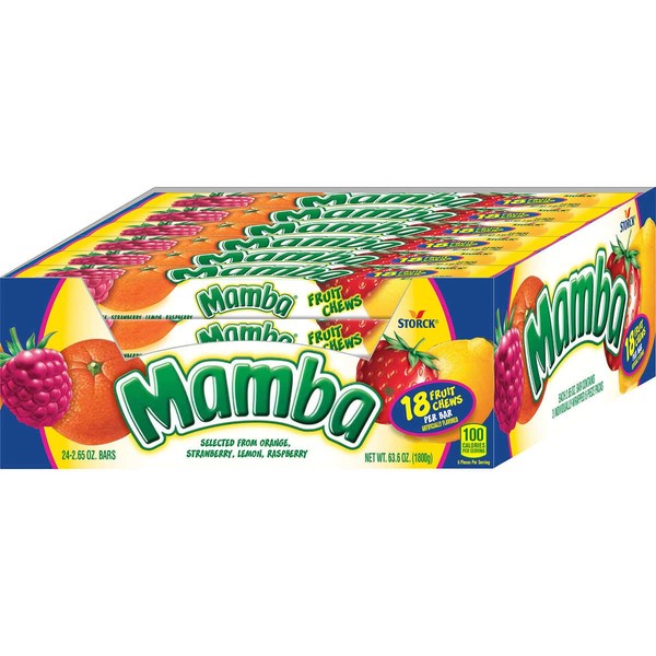 Bulk Pack Candy (Mamba Fruit Chews, 24-pack)