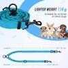 AUTOWT Double Dog Leash, No Tangle 360°Swivel Rotation Reflective Lead