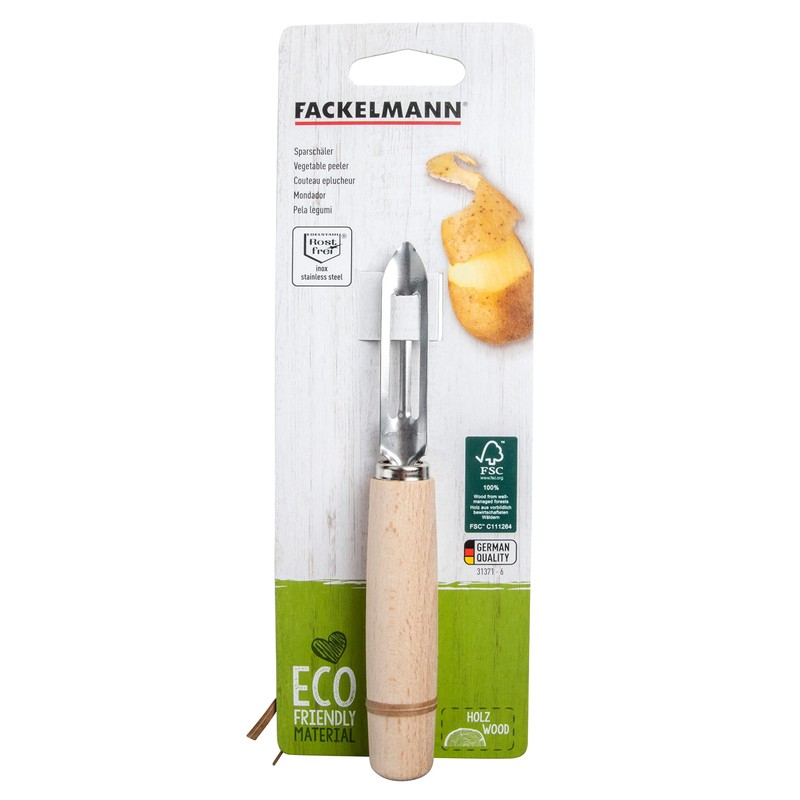 Fackelmann Vegetable Peeler 15 cm - Stainless Steel Blade -