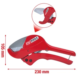 KS-Tools 222.0005 Automatik-Kunststoff-Rohrschere