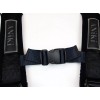 ANIKI BLACK 4 POINT AIRCRAFT BUCKLE SEAT BELT HARNESS w/