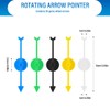 20 Game Spinners 10cm Plastic Arrow Spinners Board Game Spinner