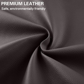 Yikda Self Adhesive Leather Repair Patch Kit, 31.5 in x 16 in Large Vinyl Leather Repair Tape for Furniture, Car Seat, Couch, Sofa, Chair Brownish Black