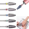 Alicer Bits for Electric Nail Cutters, Pack of 5 Tungsten