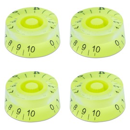 XIYANGJUAN Electric Guitar Knobs Speed Volume Tone Control Knob for LP Style Electric Guitar Parts Replacement Set of 4Pc (Fluorescent Green)