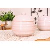 (Pink) Acorn Cup with Lid (Japanese Tableware, Western Tableware, Steamed