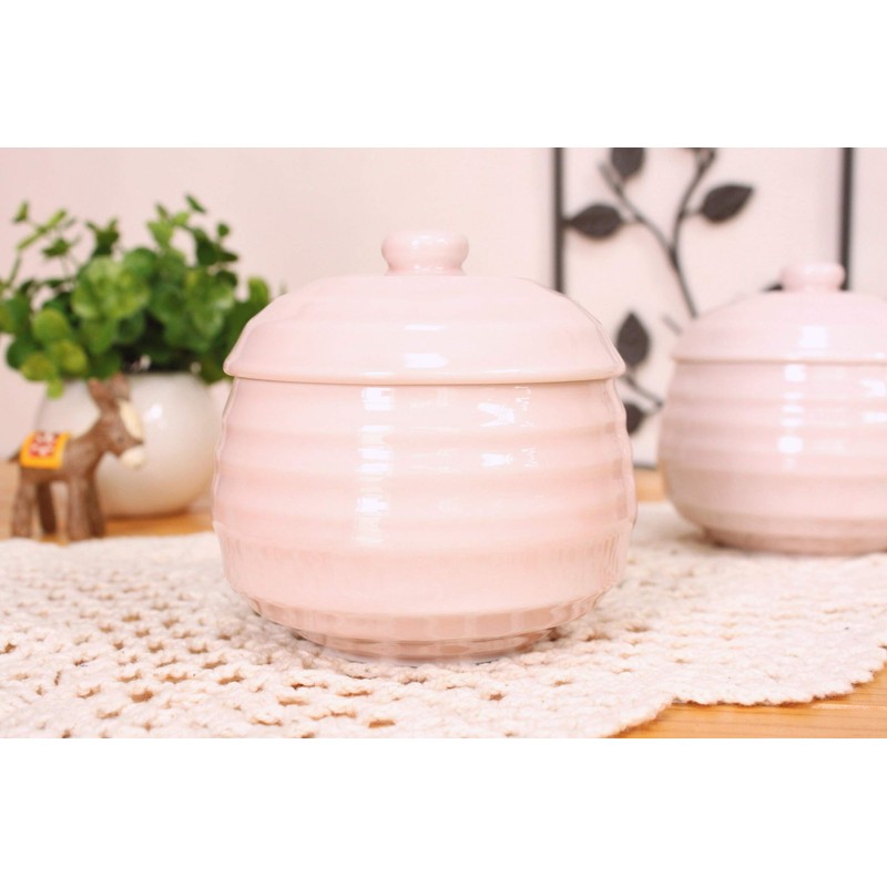 (Pink) Acorn Cup with Lid (Japanese Tableware, Western Tableware, Steamed