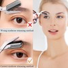 Professional Precision Trimmer Eyebrow Scissors Remover Beauty Tool with Comb