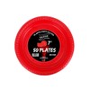 Wise Plastic Disposable Red Plates – Heavy Duty Tableware for