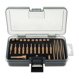 Windance 30pcs Carburetor Main Slow Jet Injection Nozzle Emulsion Tube Nozzle Holder Kit Fit for CVK PWK PWM/PE 26/28, Brass Nozzles Modified Kit (8 Hole)