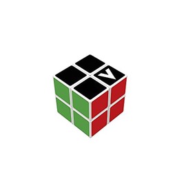 V CUBE Zauberwürfel 2x2x2, magischer Würfel, Magic Cube, Speedcube, Knobelspiel für Erwachsene und Kinder ab 6 Jahren, klassisch