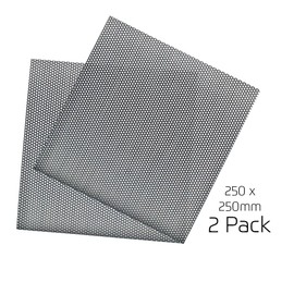 304 Stainless Steel Perforated Mesh Sheet Air Brick Covers – Pest-Resistant Vent Protection (250mm x 250mm 2 Pack)