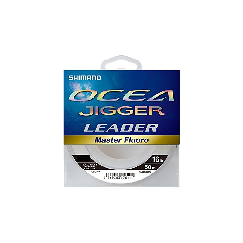 SHIMANO Shock Leader Osia Jigger Master Fluorocarbon 50m 6.0# 25lb