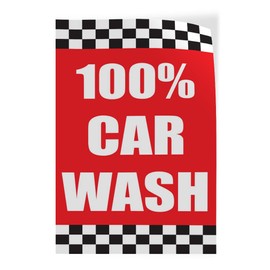 Door Decals Vertical Vinyl Stickers Multiple Sizes 100% Car Wash Auto Body Shop Car Repair I Industrial Vinyl Luggage & Bumper Stickers for Cars Automotive 14x20Inches