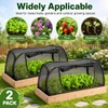 2PCS Pop Up Mesh Plant Covers for Raised Beds, Foldable