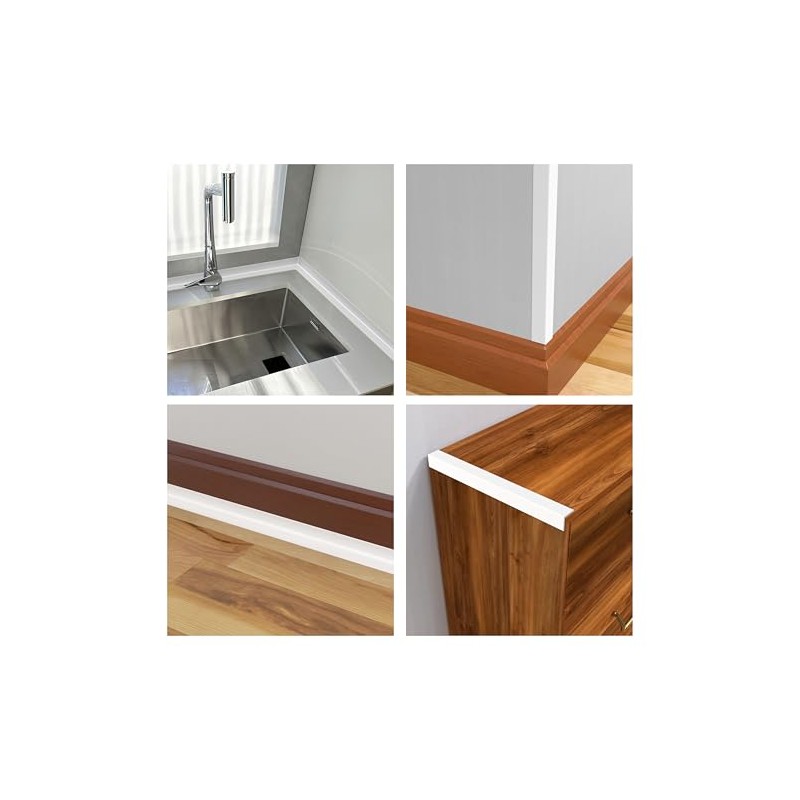 Wall Corner Protector Peel and Stick Wall Molding Trim Flexible