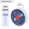 Stretch Magic Elastic Beading Cord – Clear Color, 1mm in