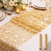 NALVXIN 11" W 108" L, 2 Rolls, Gold Star Decor