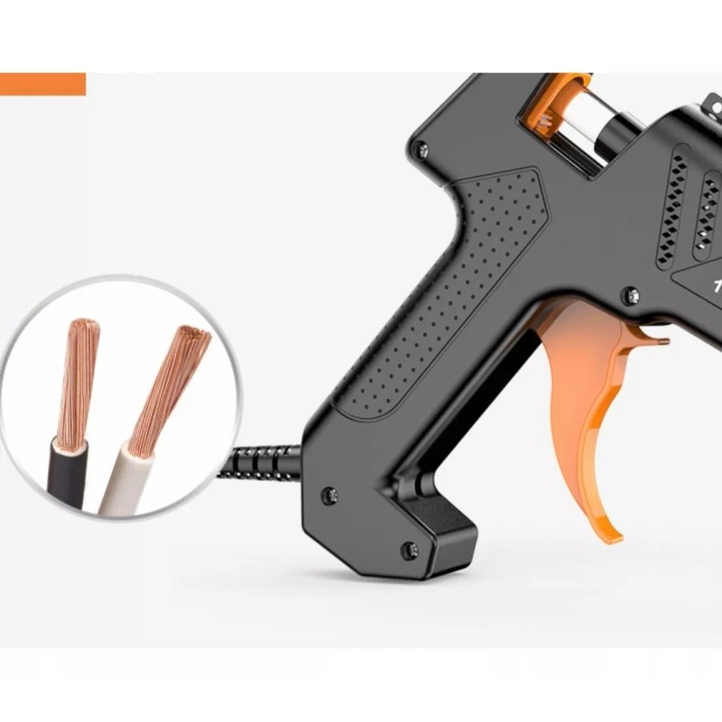 Homheal Pistola De Silicon Caliente Eléctrica Pegamento 50 Barras