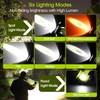 WENFENG Rechargeable Spotlight Flashlight with High Lumen LED, Waterproof Handheld