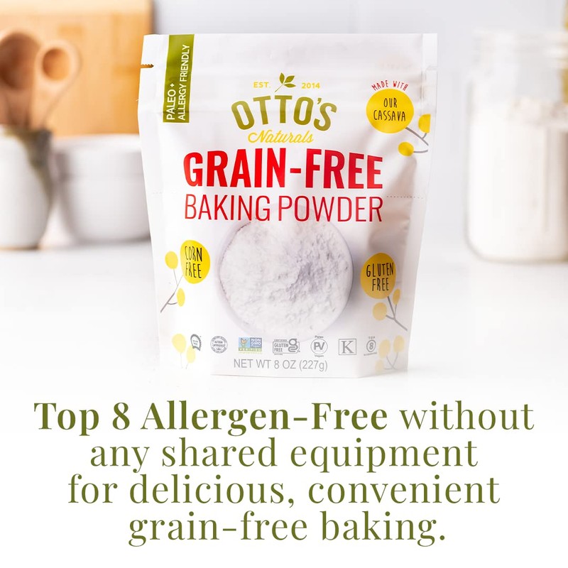 OTTOS NATURALS Grain Free Baking Powder, 8 OZ