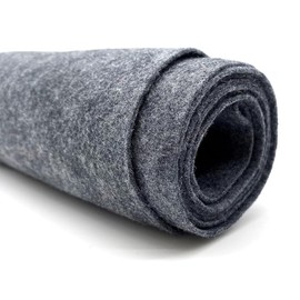 Ice Fabrics Craft Felt Fabric by The Yard - 72" Wide & 1.6mm Thick Acrylic Felt - Soft and Durable Charcoal Fabric for DIY Arts & Crafts, Decorations and More - 2 Yards Charcoal