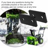ZHIXING ARP2101 Rubber Paddle Set Black Compatible with EGO Power+