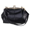 TENDYCOCO Shoulder bag Kiss Lock shoulder bag PU leather handbag