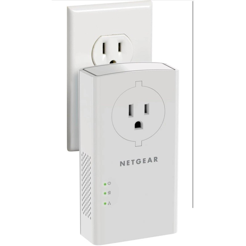 NETGEAR New! Netgear Powerline Adaptor kit, 2000 Mbps Wall Plug,