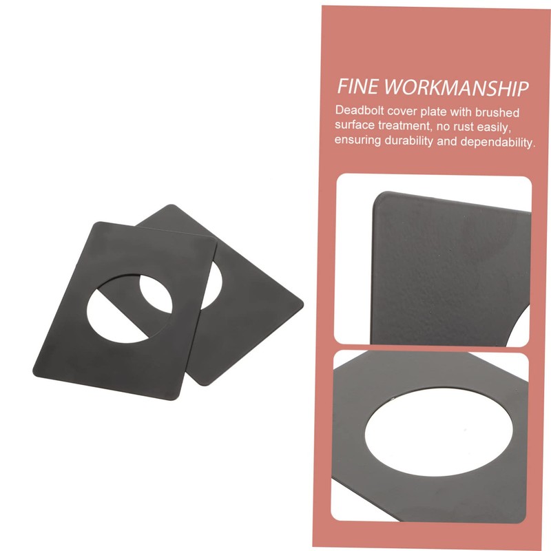 COHEALI Stainless Steel Door Repair Plate 2pcs Thick Deadbolt Installation