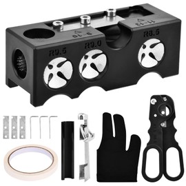 Ranjaner 11-in-1 Billiards Pool Cue Tip Shaper, Pool Cue Tips Replacement Kit, Pool Cue Shaper, Pool Cue Tip Tool, Pool Cue Accessories for Replacement and Shaping Cue Tips