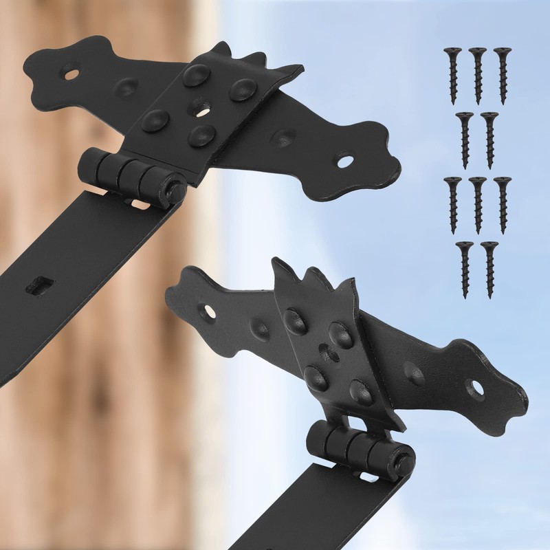 KOTARBAU Set of 2 Cross Hinges Black 150 mm Shutter