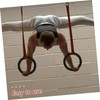 iplusmile 2pcs Gymnastic Rings for Strength Training Bodyweight Workouts for