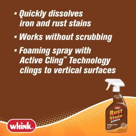 Whink 349944 Foaming Rust Stain Remover, 24 Oz