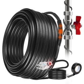 YKXJM Heating Tape for Metal and Plastic Home Pipes, Energy-efficient, Self-Regulating Pipe Heat Tape for Water Pipes, Pipe Freeze Protection, Keeps Water Flowing at -40℉, ETL Listed,120V (100FT)