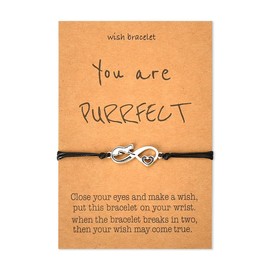 Birthday Inspirational Gifts for Best Friend Bracelet for Women Girls Cat Lover Gifts for Grandma Mom Gifts Bracelets for Sister Encouragement Gift Ideas