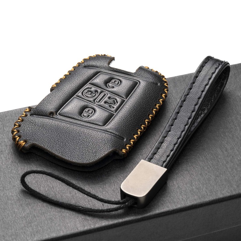 Vitodeco - Funda de cuero para llave inteligente con llavero