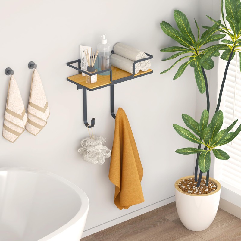 efluky Ironing Board Hanger with Removable Hooks, Ironing Board Holder