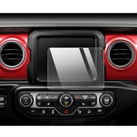 YEE PIN 8,4-ZOLL Kompatibel mit Jeep Wrangler JL 2018-2023/ Wrangler 4xe 2021-2023 Displayschutzfolie Navigation Schutzfolie GPS Navi Folie 9H Gehärtetes Wrangler Schutz Kratzfest