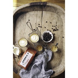 Caffe Umbria Fresh Seattle Whole Bean Roasted Coffee, Terra Sana Organic Blend Medium Roast, 12 oz. Bag