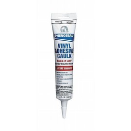 Phenoseal White Vinyl Adhesive Caulk 5.5 oz.4